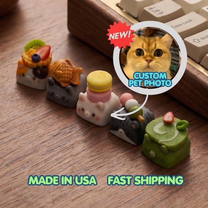 Custom Pet Cat Keycap
