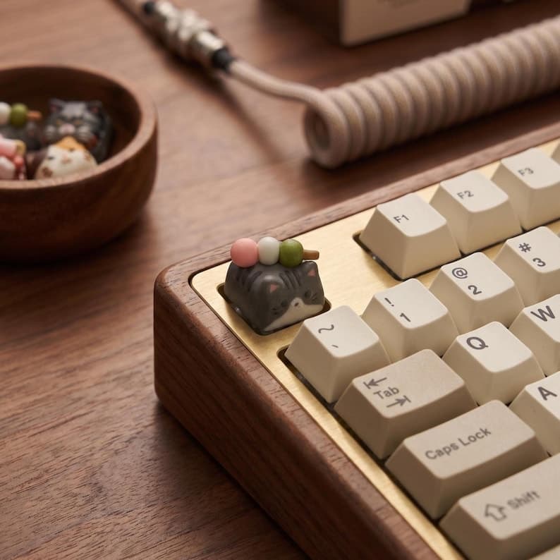 Dango Cat Artisan Keycap