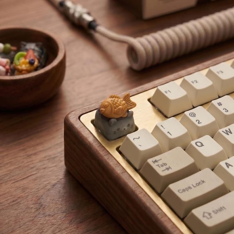 Taiyaki Cat Artisan Keycap